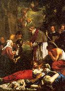 Oost, Jacob van the Younger, St. Macaire of Ghent Tending the Plague-Stricken